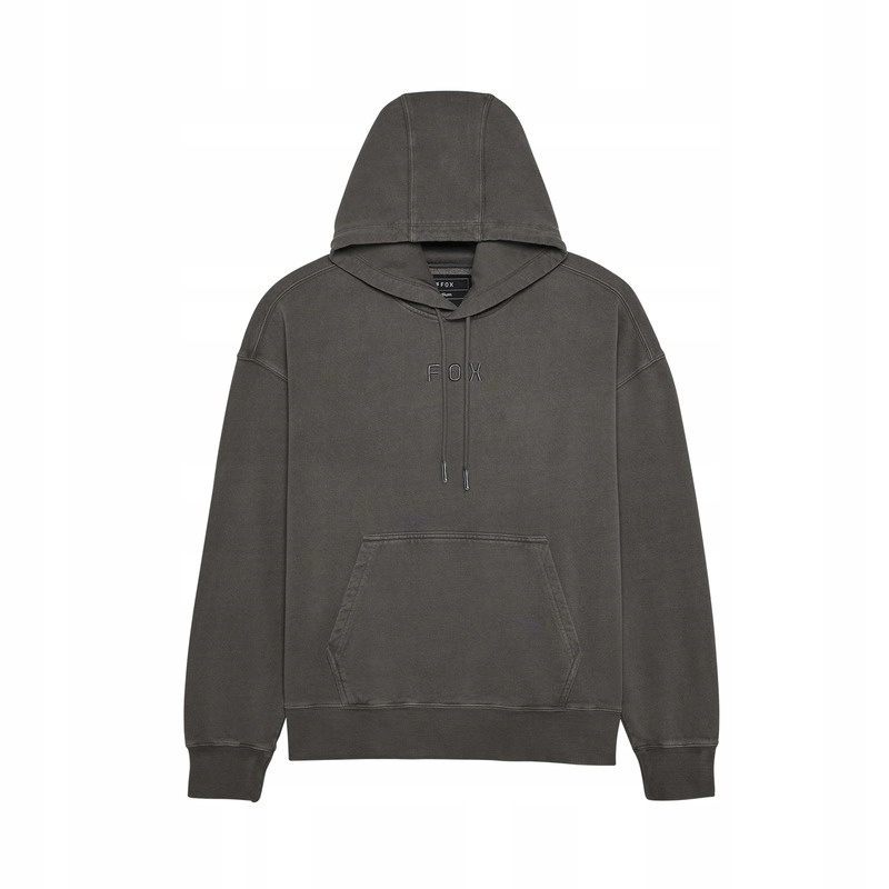 Mikina S Kapucňou Fox Wordmark Oversized Fleece Po Pewter S