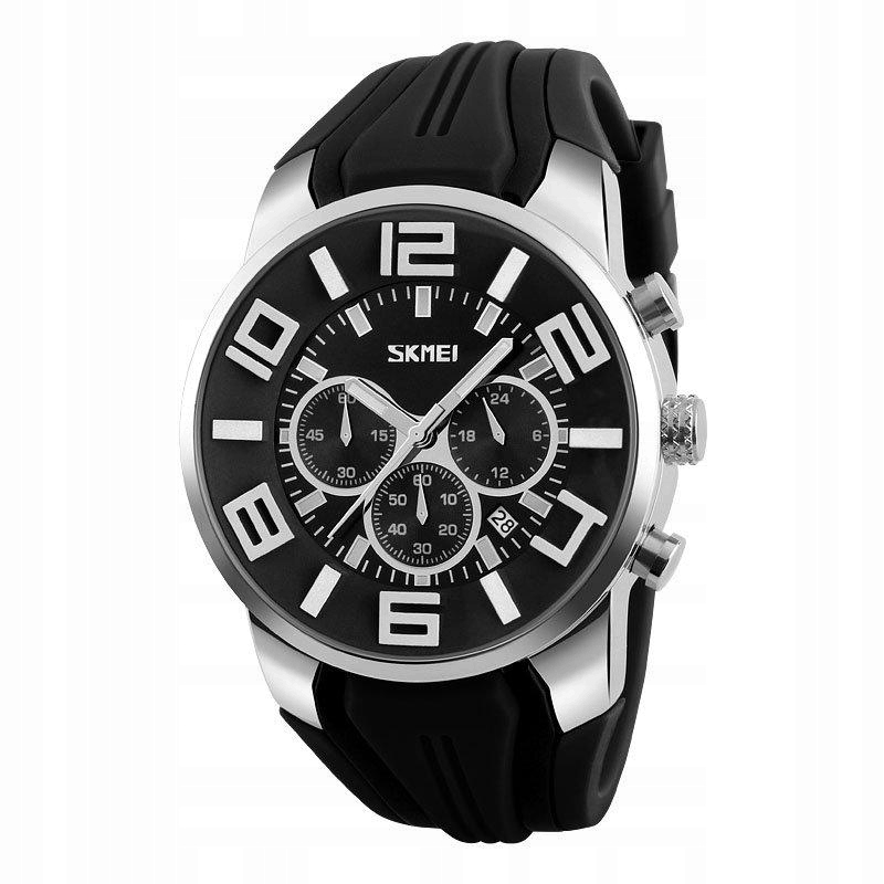

Kolorowy Zegarek XL Duże Cyfry Chronograf Datownik