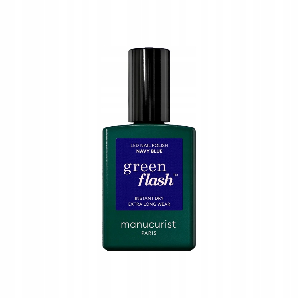 Manucurist Zelený Led Gel Nail Lacquer Lak Na Nehty Navy Blue