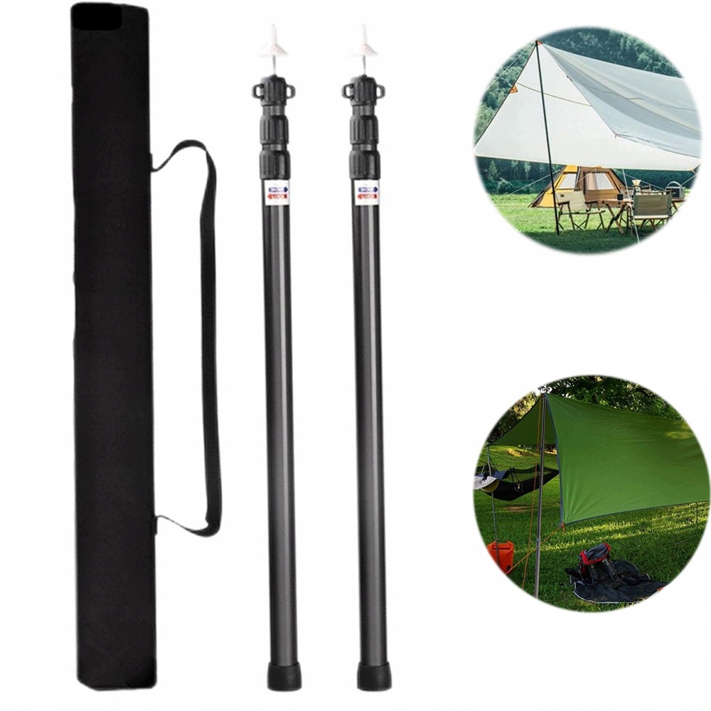 Stožár Pro Tarpy Sloupky 4-SEKČNÍ Zatahovací Stan 90 CM-230 Cmtloušťka 30 MM