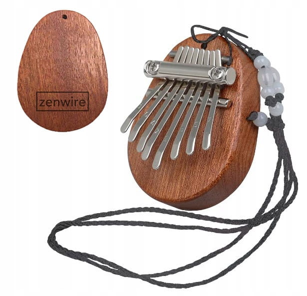 

Mini Kalimba Drewniana Mahoń Kalimbka Zenwire K04