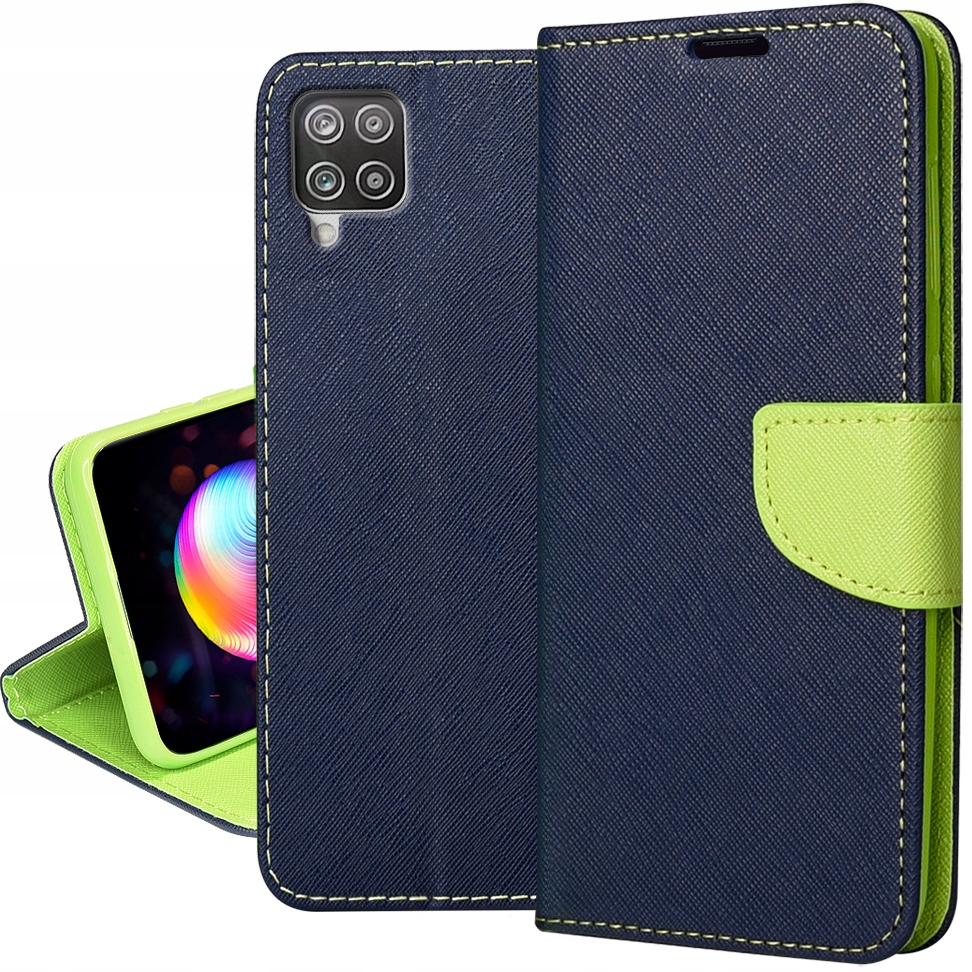 Etui do Samsung Galaxy A12 Portfel Case + Szkło 9H