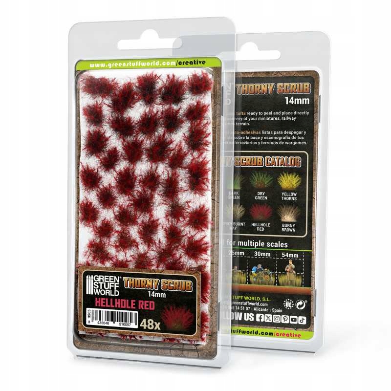 Thorny Scrubs Hellhole Red 14 mm self-adhesive by Gsw New