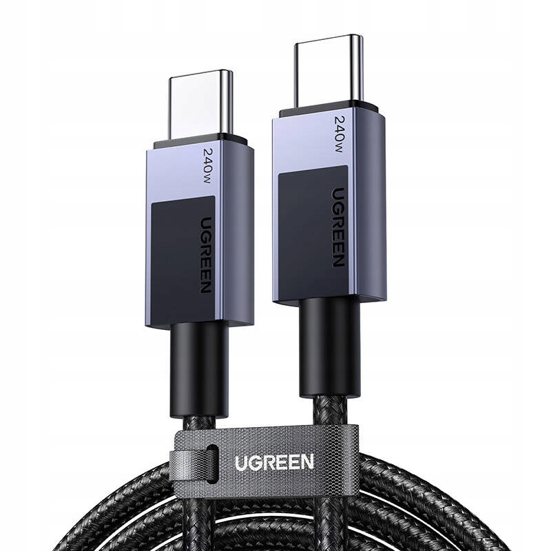 Kabel Usb-c Ugreen Pd 240W L513 2M Gray Szybka Ładowanie I Transmisja