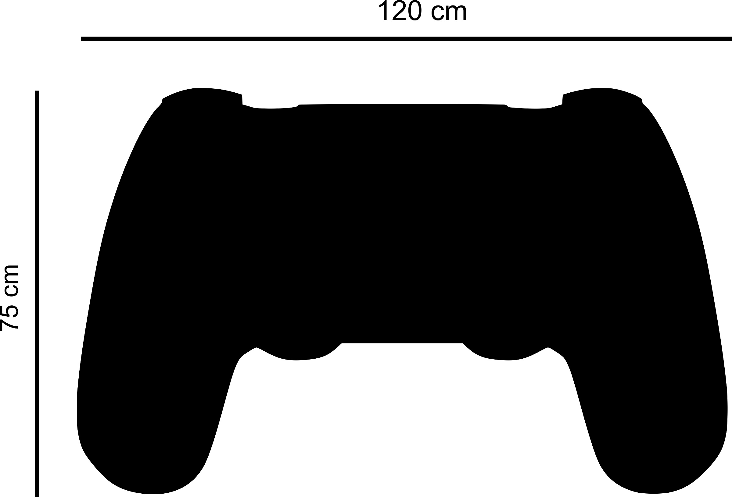 Na magnety Kovová Tabule z kovu plech Pad hra PlayStation 120x75 cm