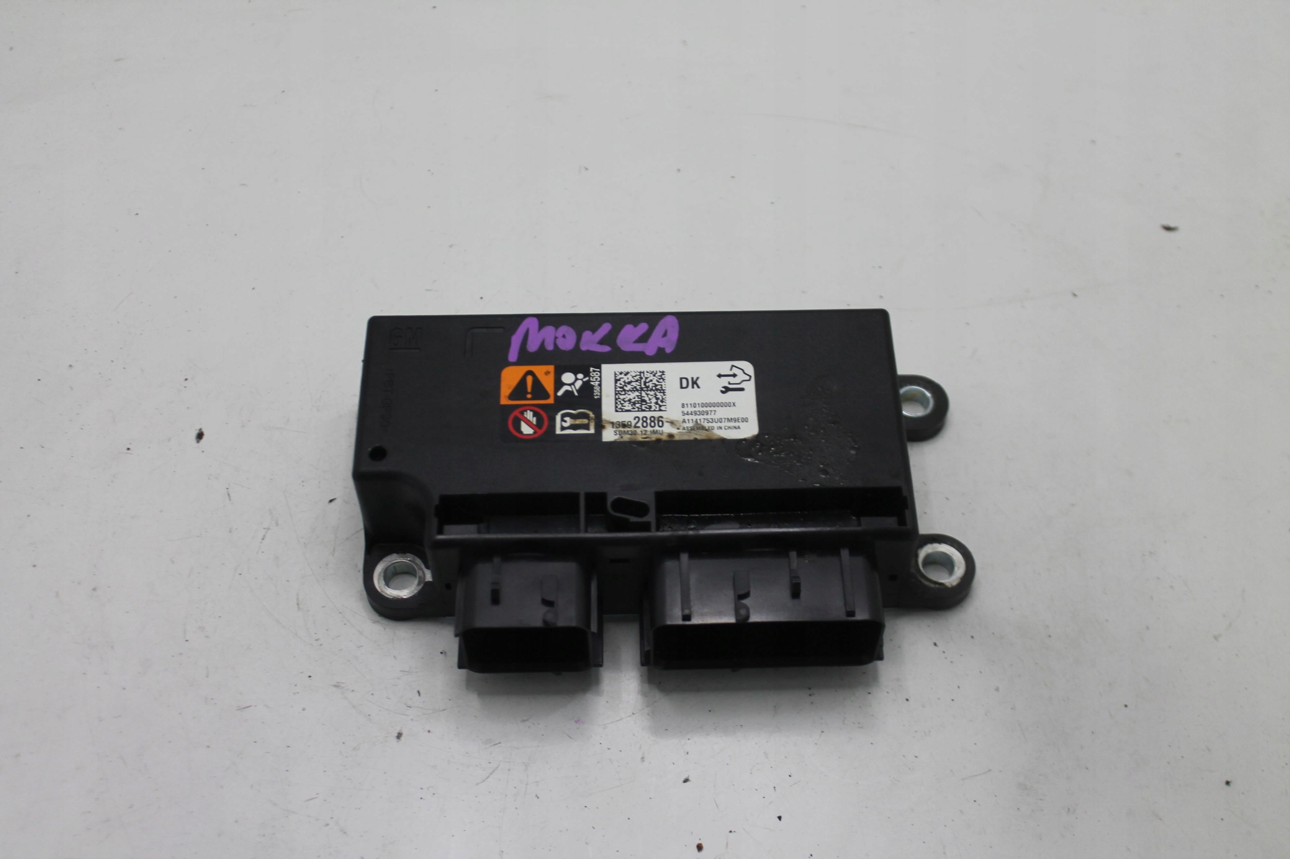 MODULO SENSOR AIRBAG 13592886 OPEL MOKKA A 12-19