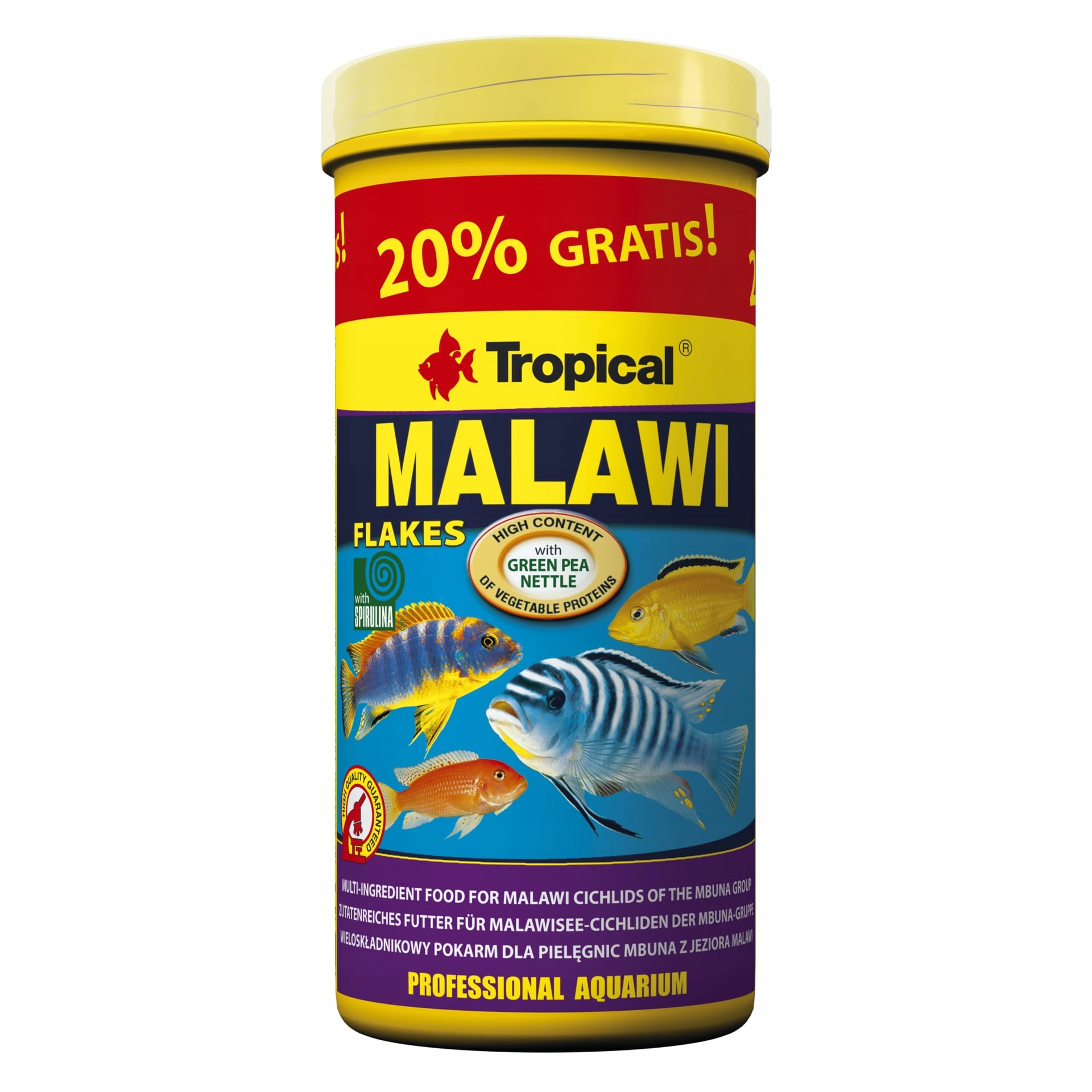 Tropical MALAWI Pokarm dla pielęgnic 500ML+20% GRATIS/120G