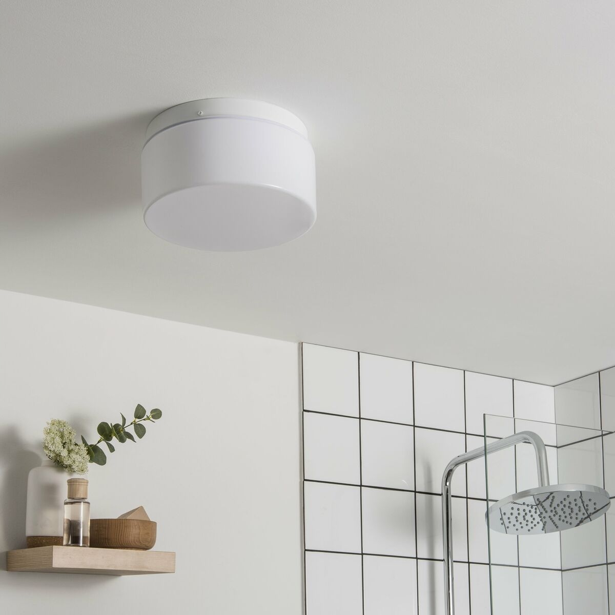 Plafon łazienkowy IP44 25 cm biały 2 x E27 Marka inna