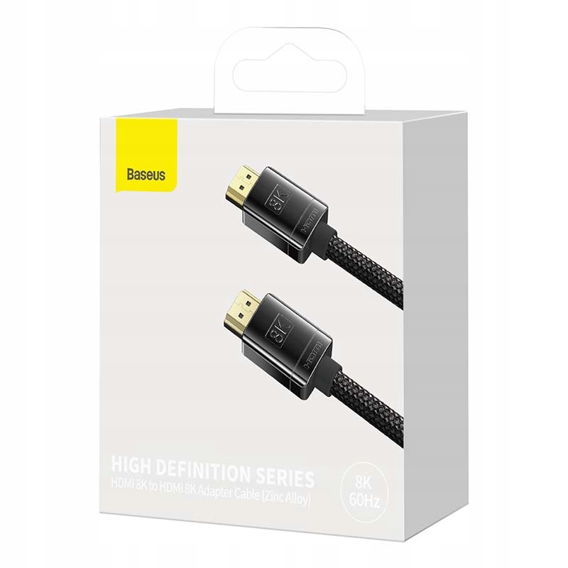 Kabel HDMI 2.1 Baseus High 8K 60Hz, 3D, 48Gbps, 1m EAN (GTIN) 6932172600266