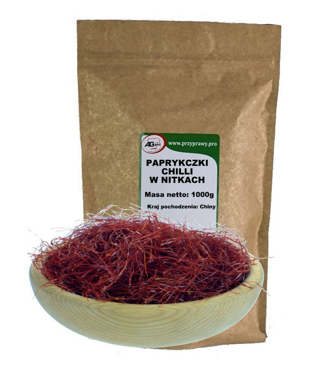 Papričky Chilli V Nitkách 1000 g Nudličky Chilli