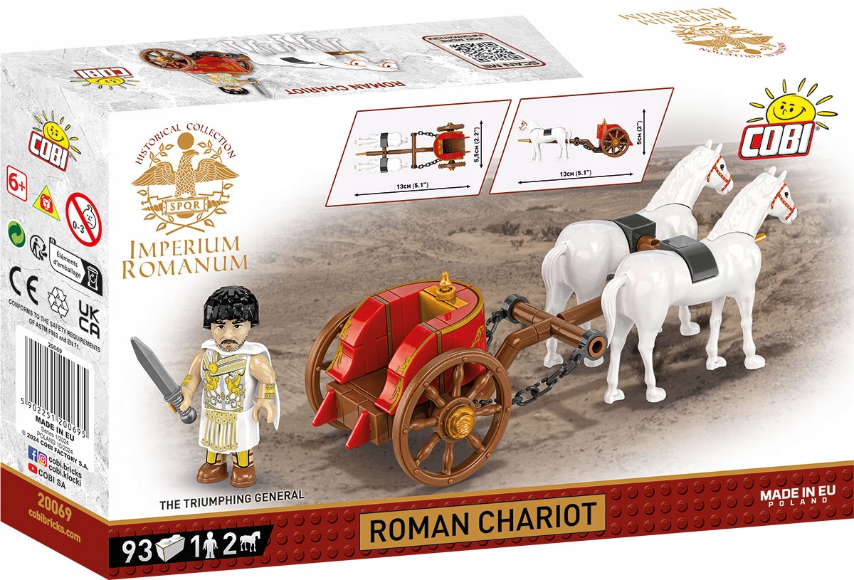 COBI IMPERIUM ROMANUM /20069/ ROMAN CHARIOT 120 KL. (5902251200695