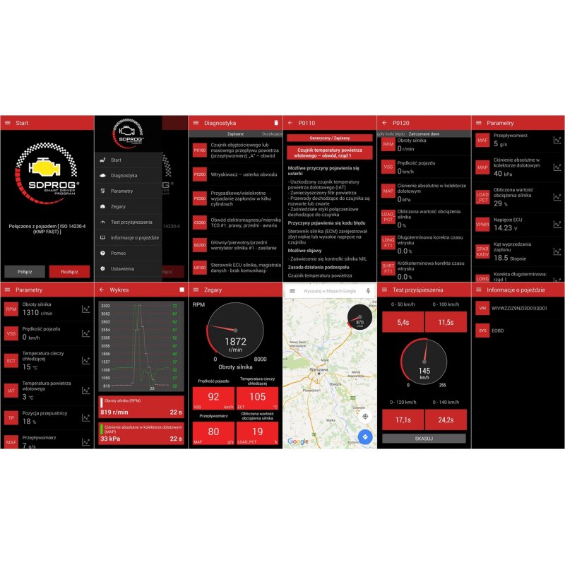 Oprogramowanie diagnostyczne SDPROG PL OBD2 OEM Marka SDPROG