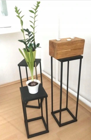 Kwietnik LOFT 70 58 43 stojak na kwiaty nowoczesny Marka inna