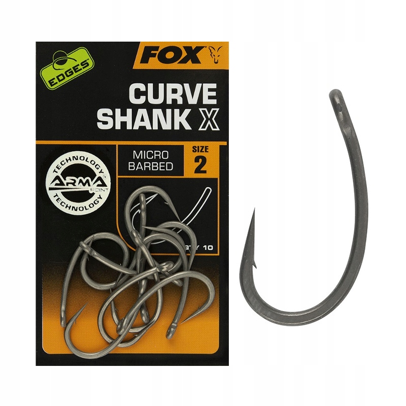 Haczyki Curve Shank X roz.4 zadzior Fox