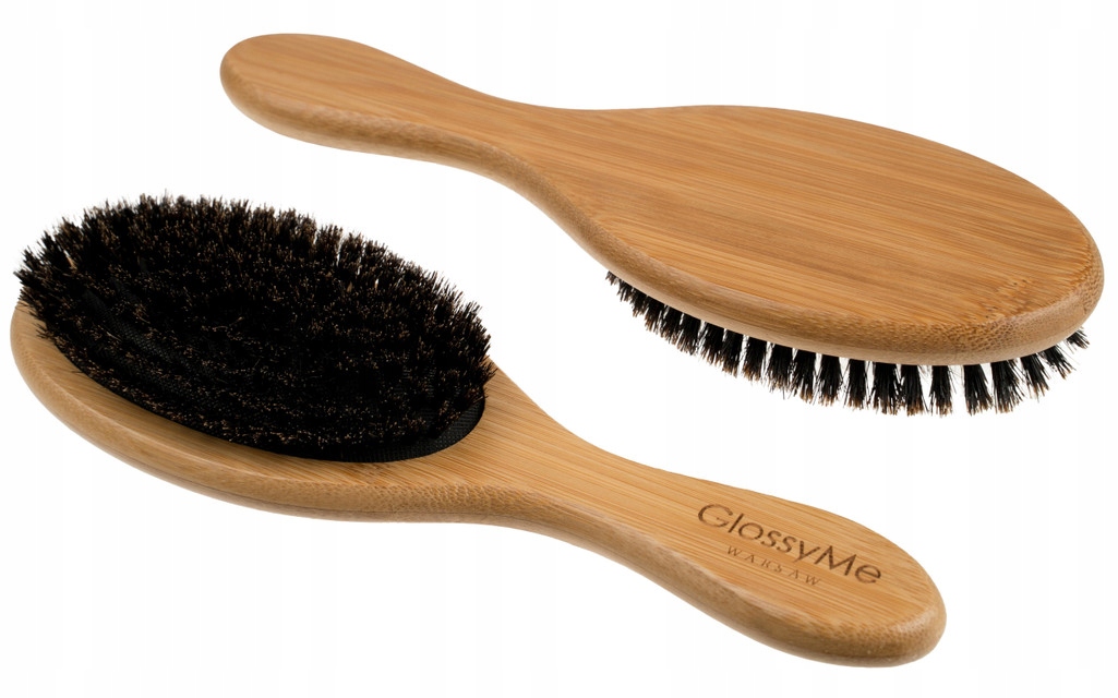 

GlossyMe bambusowa szczotka do włosów z dzika