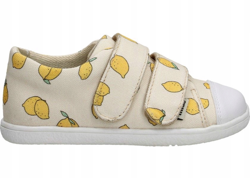 Mido Tenisówki 70-02 28 Lemon Beige Barefoot dwa rzepy