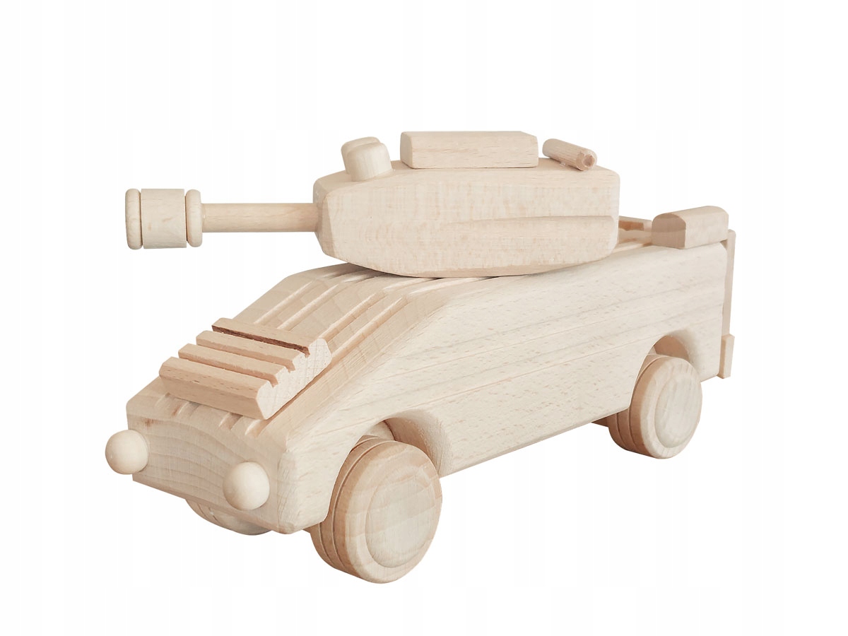 Model transportera Bwp wojskowy czołg z drewna eko