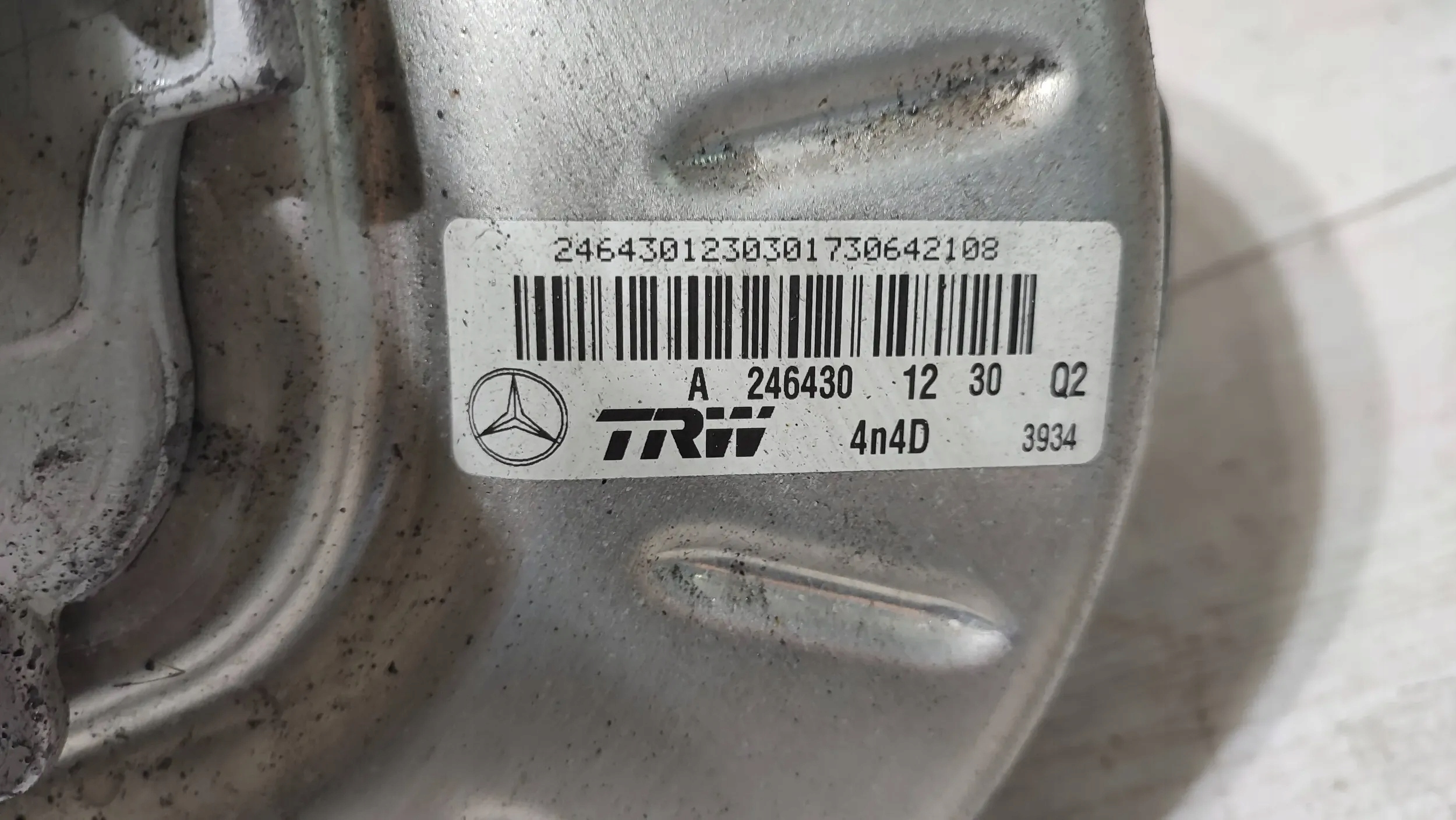 Mercedes-Benz A-classa W176 17r. 1.5cdi Servo Bremse
