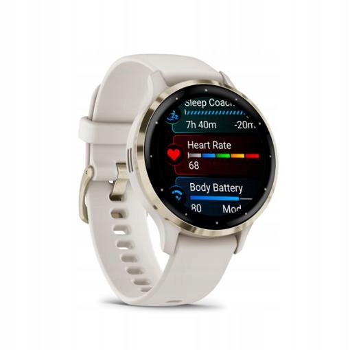 Garmin Venu 3S 41mm GPS Smartwatch Cream Transmisja danych brak