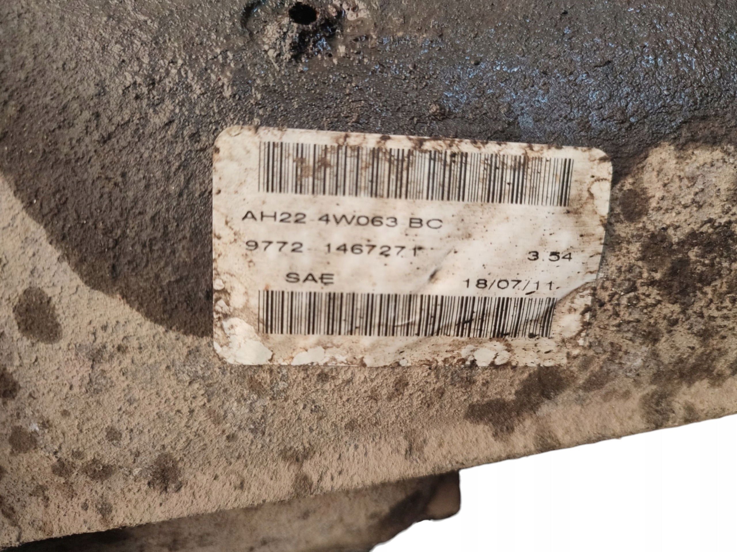 differential differential rear part LAND ROVER DISCOVERY IV L319 3.0 TD AH22-4E063-BC