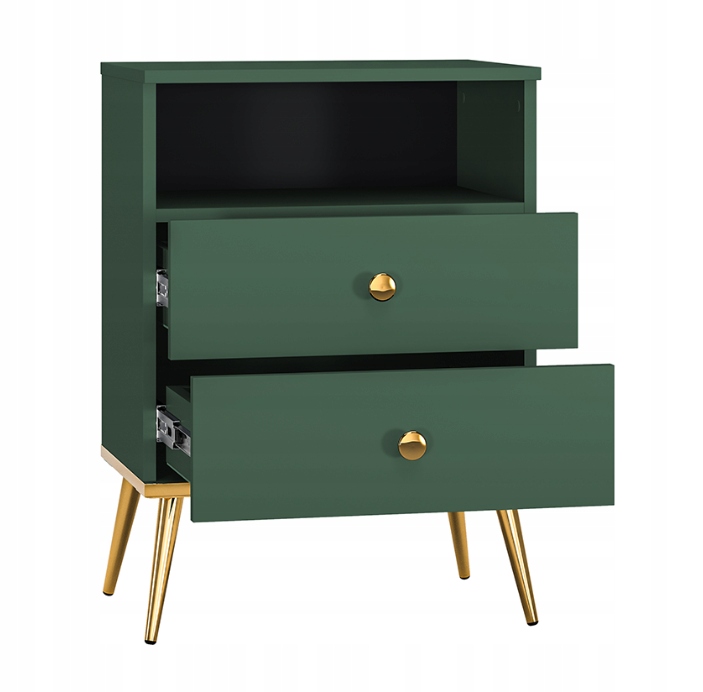 Stolik Nocny / Szafka Nocna 2 Szuflady 2SZ 50 cm Labrador FRESTO ML Marka inna