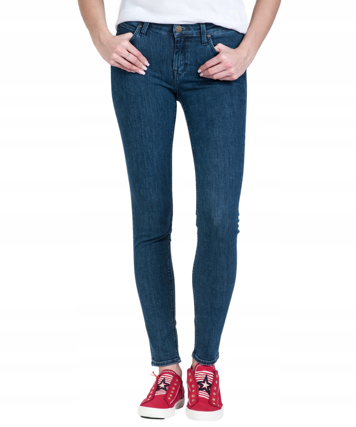 Džíny Lee Scarlett L526MHGT Dark Foam 25/31