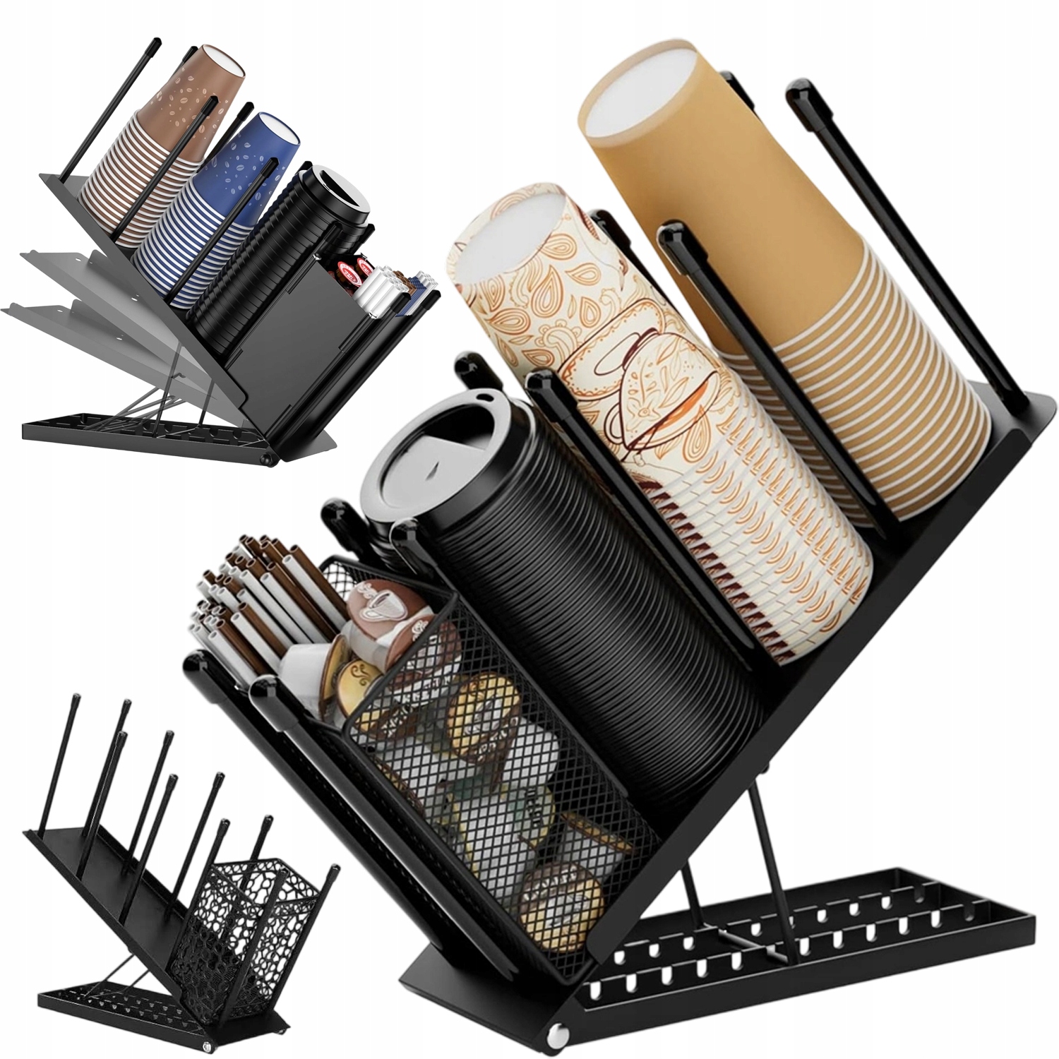 Levně Organizér Na Šálky Dávkovač Na Šálky Odolný Proti Ohýbání, Nastavitelný