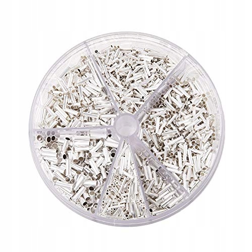 TULEJKA TULEJKI KOŃCÓWKI NIEIZOLOWANE KABLI PRZEWODÓW ZACISKOWE 1900 SZTUK