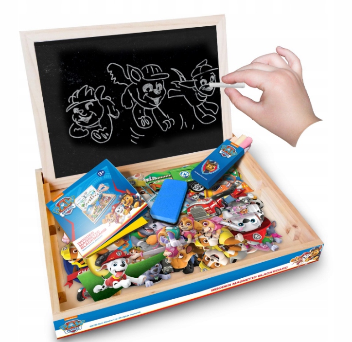 PSI PATROL PAW TABLICA MAGNETYCZNA KREDOWA magnesy mazaki kreda Marka HH Poland