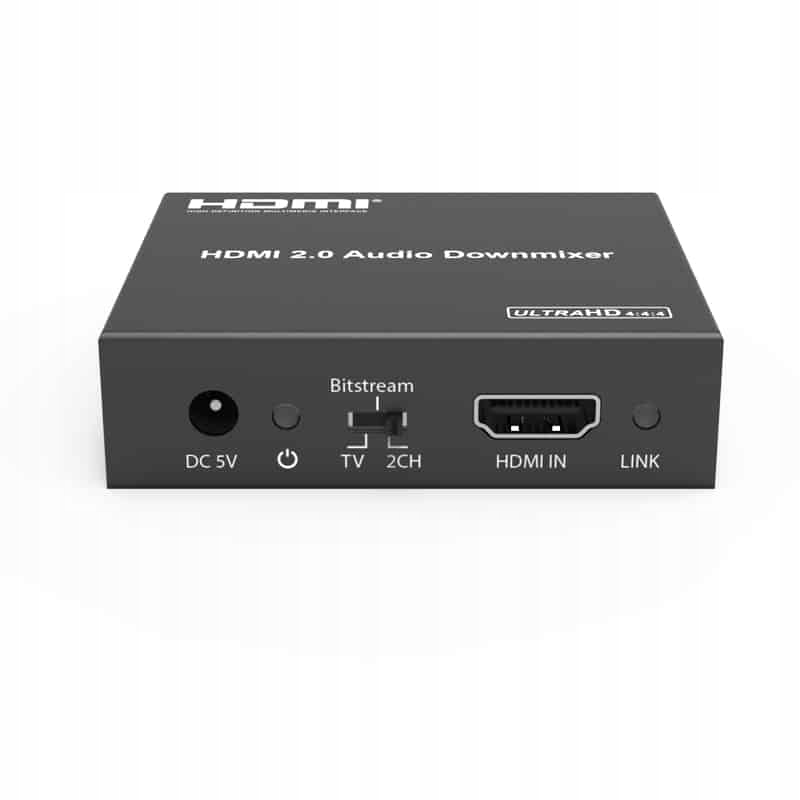 HDV-MB02 Deembedder ekstraktor audio HDMI 2.0 na Toslink i analogowe RCA Kod producenta HDV-MB02