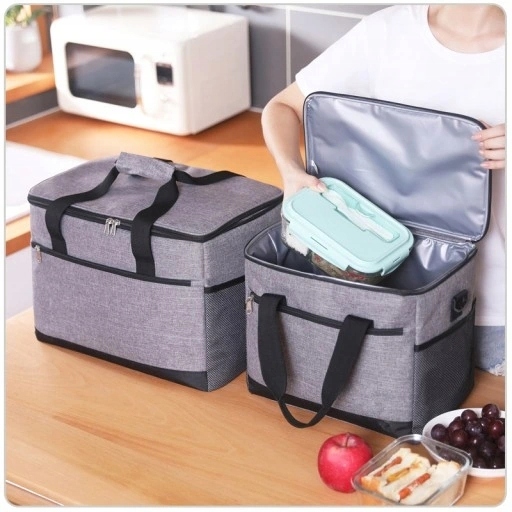 DUŻA TORBA TERMICZNA PIKNIKOWA LODÓWKA IZOLACYJNA Torba Plażowa Marka bez marki