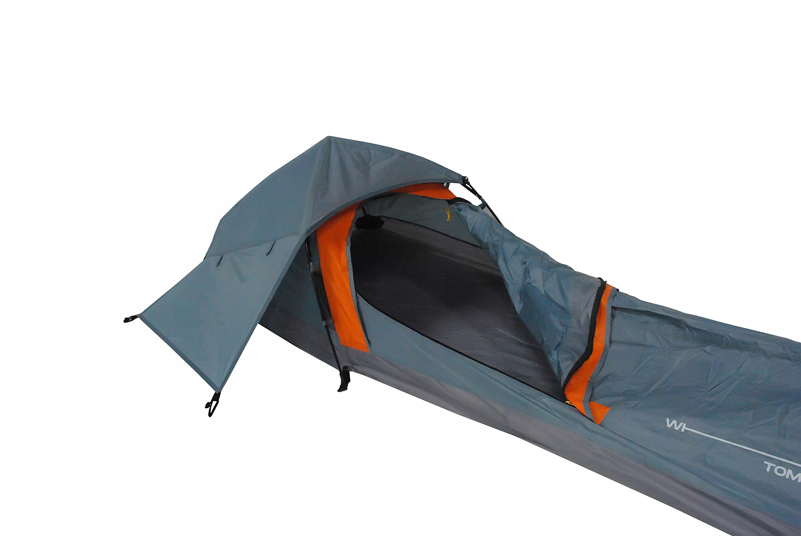 LUMALAND Namiot Pop Up Solo 1 Osobowy Lekki Wodoodporny Szary Camping — miniatura 4
