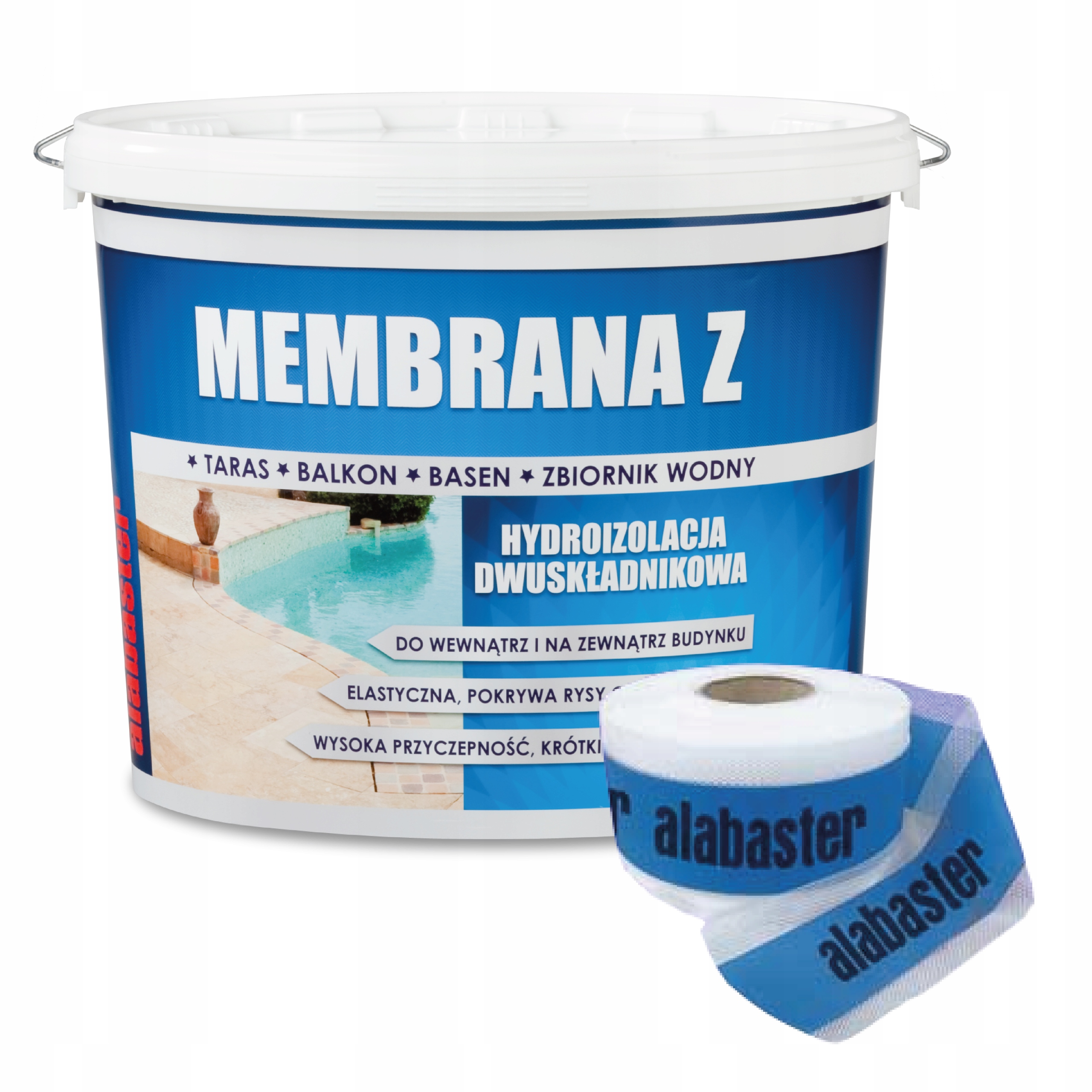 Membrana Z 2K 20kg Hydroizolacja Szlam Oczko Taras