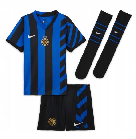 Kompletny Strój Piłkarski Nike Inter Mediolan Roz. 96 104 CM