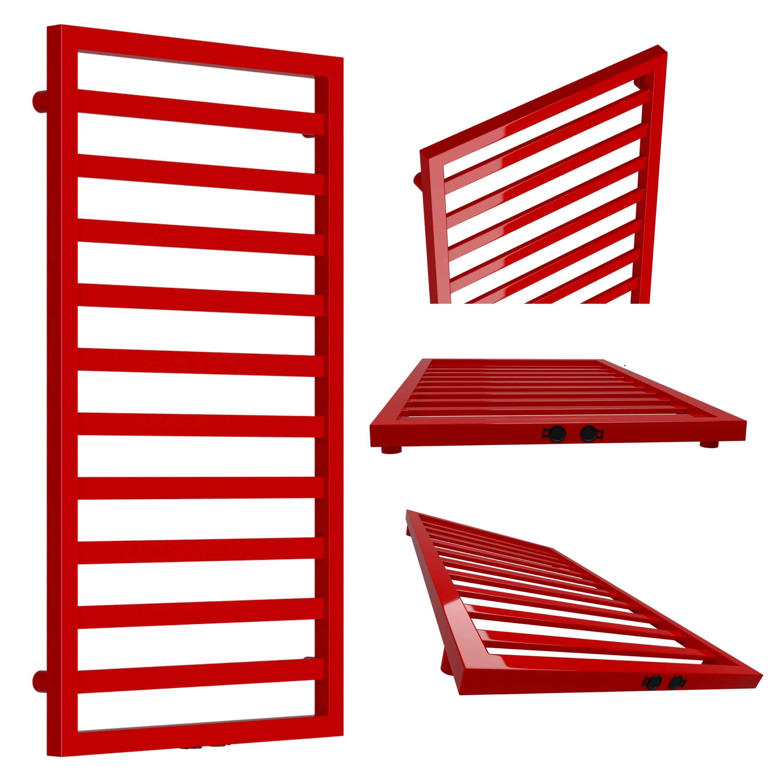 Koupelnový radiátor Modern 980x530 Červený 431 W