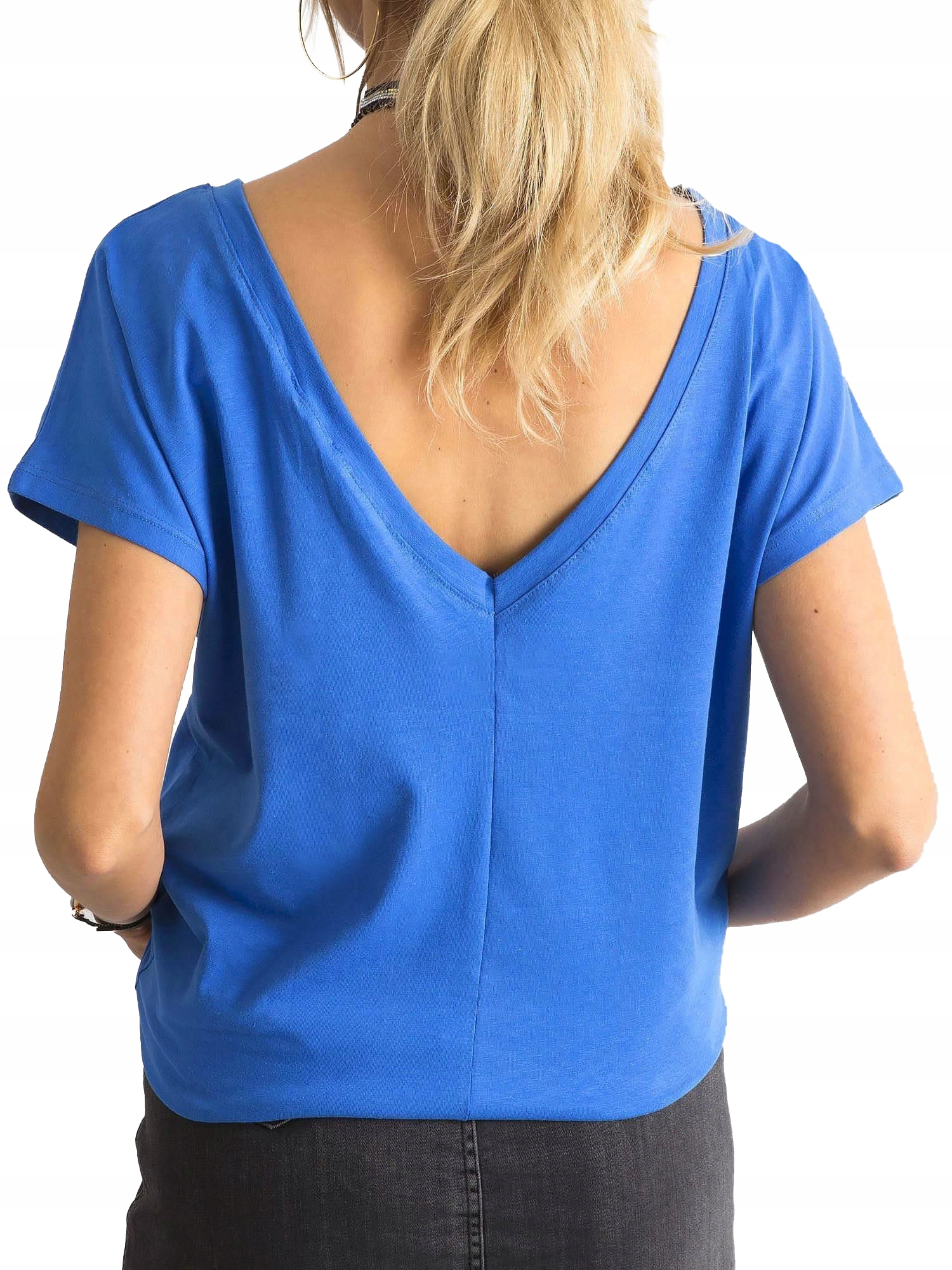 

Koszulka Damska t-T-SHIRT Bawełniana Gładka - Xs