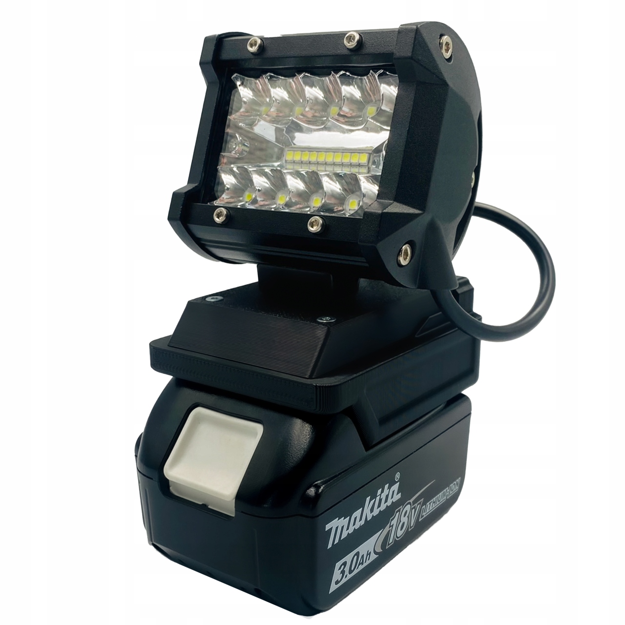 LAMPA DO MAKITA 18V HALOGEN ROBOCZY LED MAX +USB Marka P4U