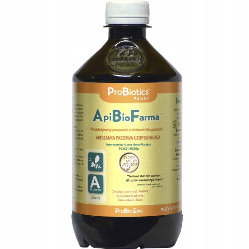 

Apibiofarma Probiotyk Dla Pszczół 0,5L Odporność