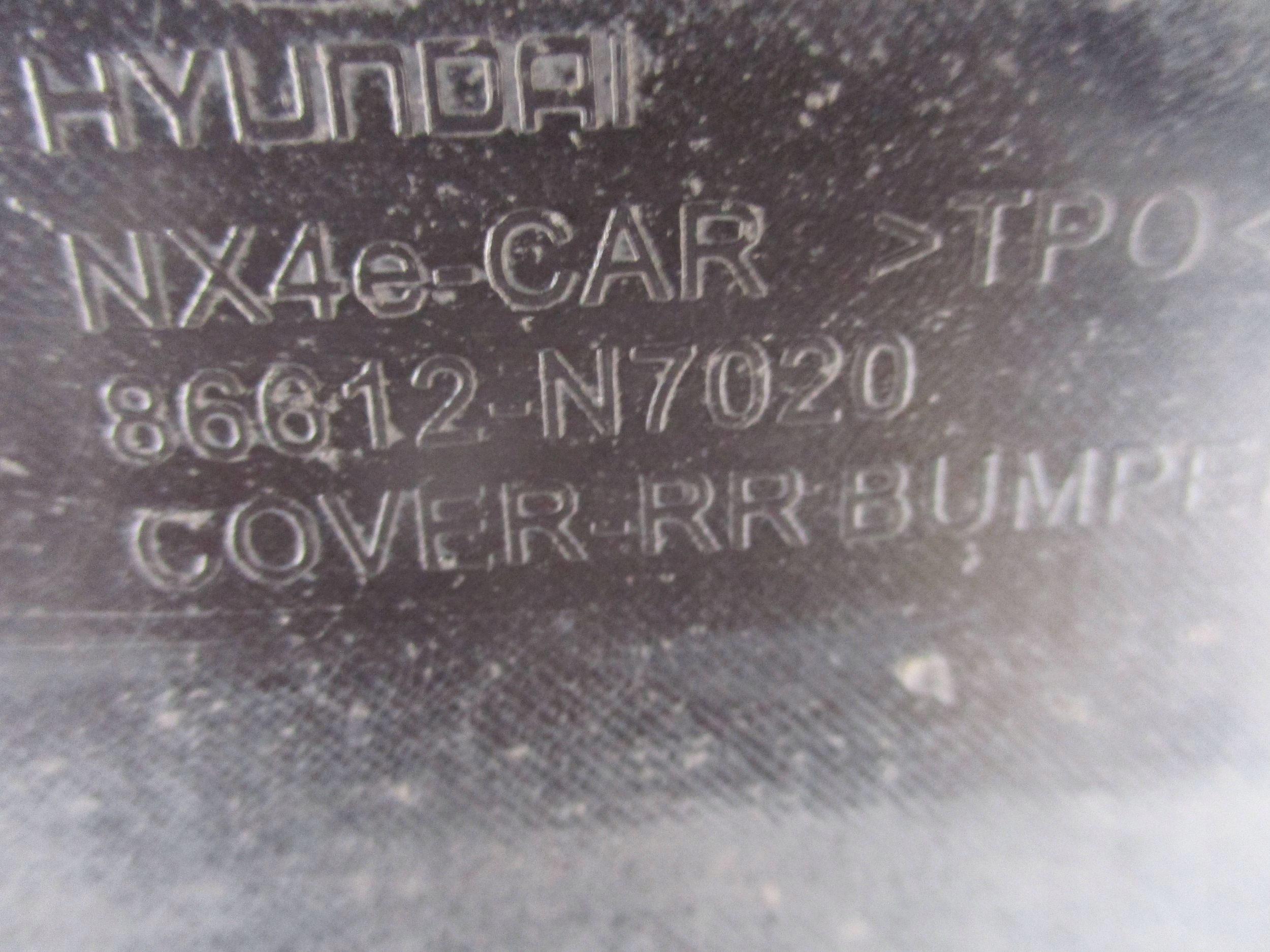 bumper rear part rear HYUNDAI TUCSON IV