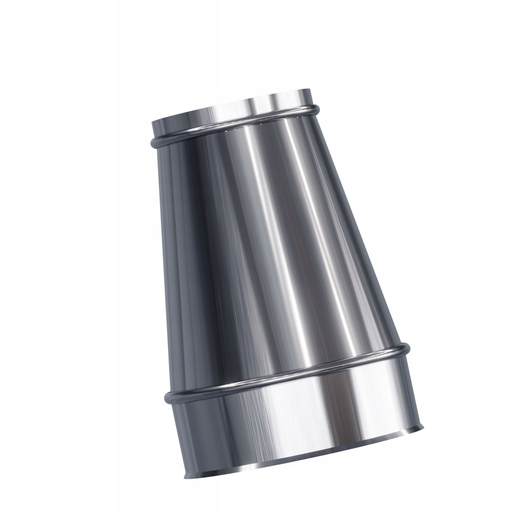 Kzd Slim Náustek izolovaný dvoustěnný fi 180 gr. 0,8 mm kužel nástavec komín