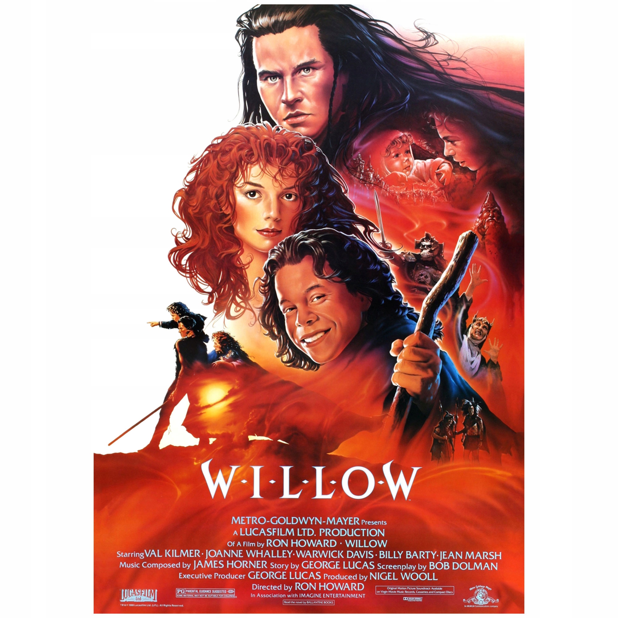 

Plakat Willow Ron Howard Klasyk Lata 80-te
