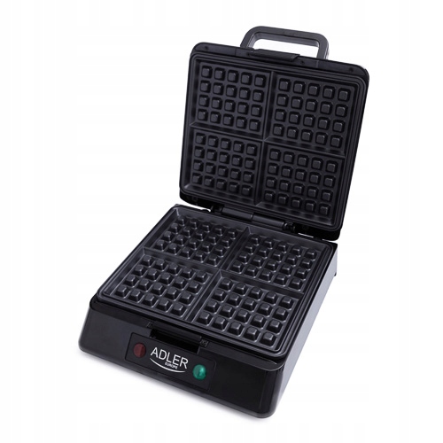 Gofrownica Na 4 Gofry Mocna Duże Chrupiące Puszyste XXL 1500W ADLER AD 3036