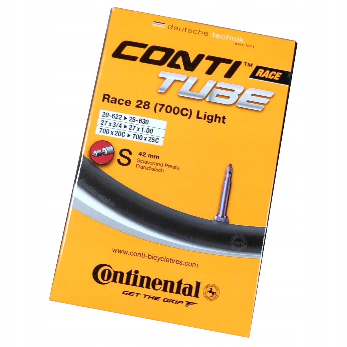 

Dętka Continental Race 28 Light Presta 42mm