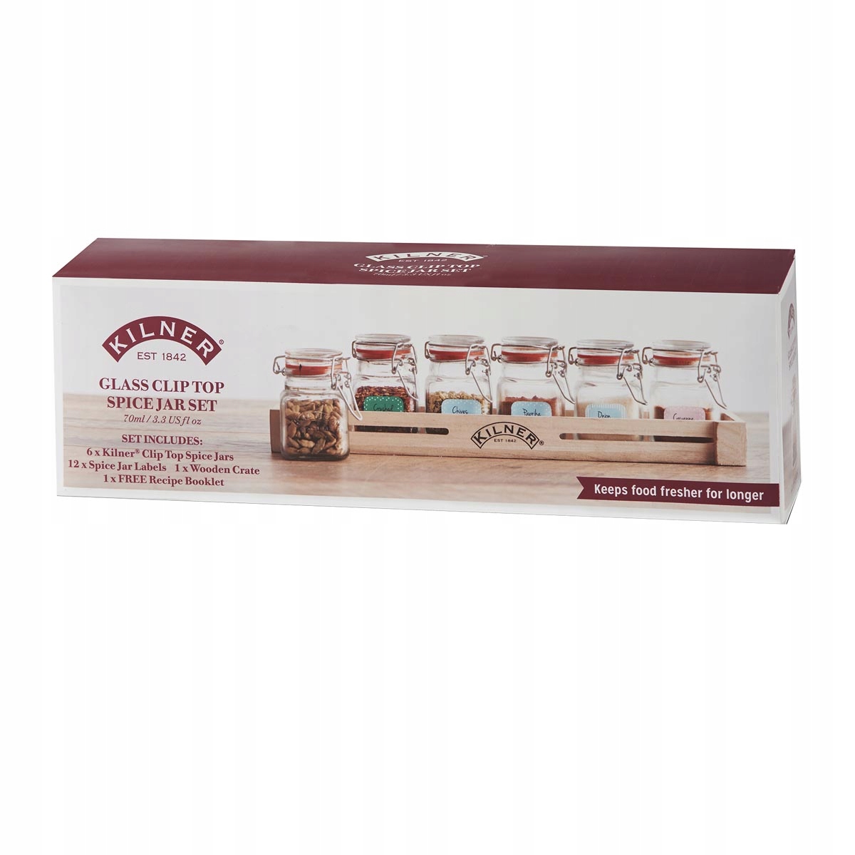 Kilner Set kořenek s klipem a příslušenstvím