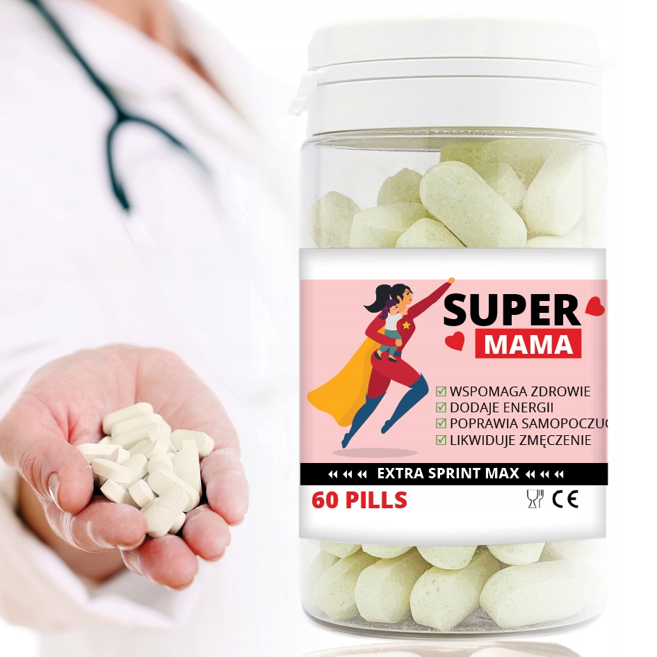 SUPER MAMA - śmieszne ZABAWNE tabletki - DLA MAMY
