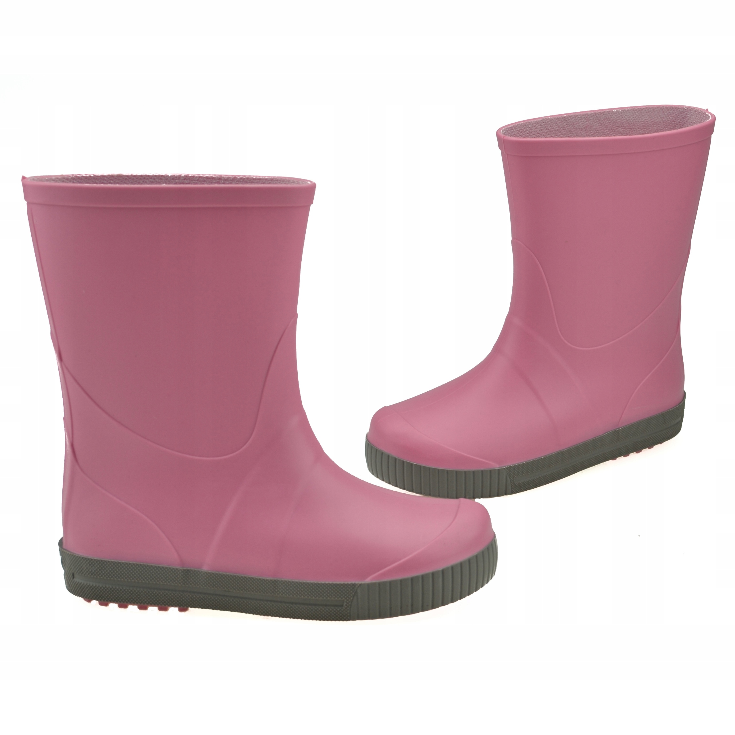 KALOSZKI DZIEWCZĘCE GOKIDS WAVE PINK RÓŻ MATOWY 28 Długość wkładki wew. 17.9 cm