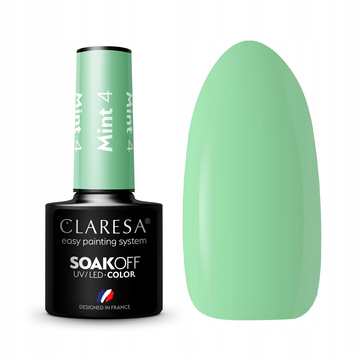 4 Mint UV Nagellack 5 ml Claresa — 9
