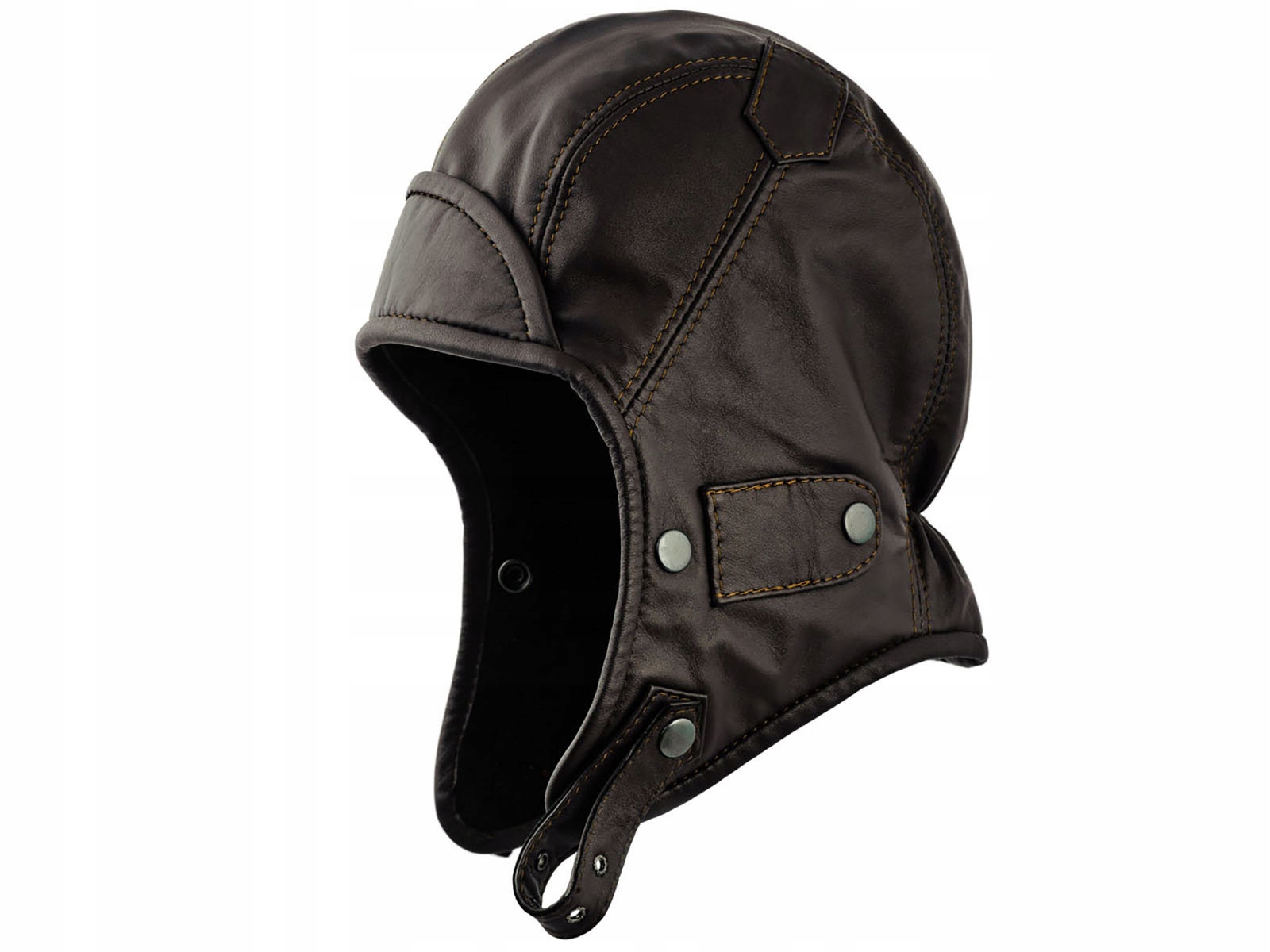 

Skórzana Pilotka Traperka Zimowa Brązowa 56-57CM M