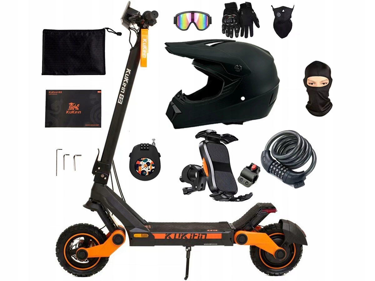 2026 Kukirin G3 Pojazdy elektryczne Składane1450W 52V 18AH 50KM/H 70KM 10" Pl