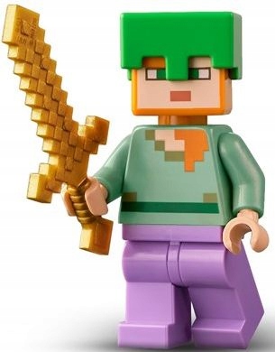 

Lego Minecraft Alex Z Mieczem min089 Nowy